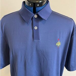 Adidas Merion Golf Club Golf Shirt Navy Medium